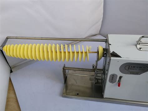 Automatic Stretch Tornado Potato Machine Potato Spiral Cutting Machine