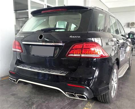 Rear Diffuser Gle63 Style Rear Bumper Body Kit For Mercedes Benz Gle Class W166 Suv 2015 2016