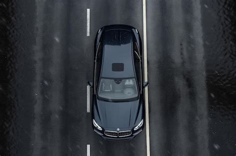 Premium AI Image | Aerial view of a car on the road