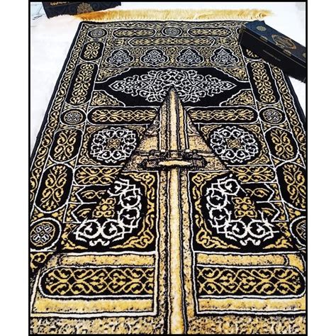 Jual Promo Sajadah Rawdah Rug Kiswah Kabah Multazam Pintu Al Kabah