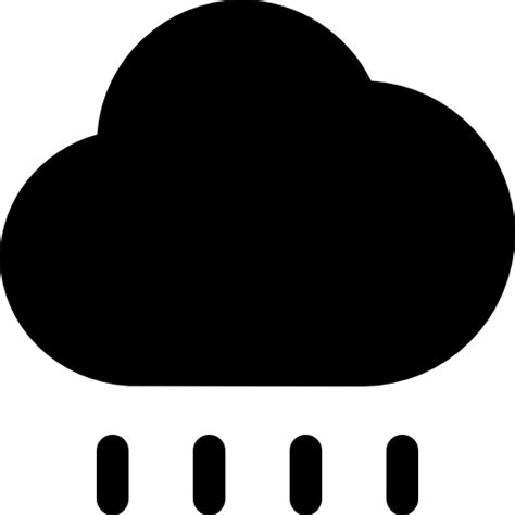 Storm Black Cloud Symbol Catalin Fertu Filled Icon