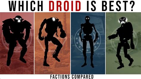 Which Star Wars Faction Has The Best Battle Droid Star Wars Legends