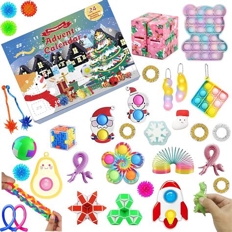 2021 Fidget Adventskalender Spielzeugset 24DAYS Weihnachts Countdown