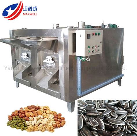 High Quality Automatic Sunflower Seeds Roasting Machine Sunflower