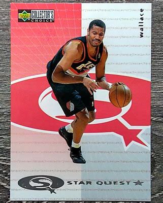 Rasheed Wallace Upper Deck Collectors Choice Sq Starquest