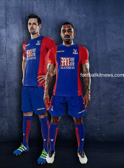 New Crystal Palace Kit 2016/17- Macron CPFC Home & Away Shirts 16/17 ...