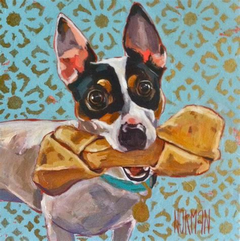 Kirby The Rat Terrier By Amanda Norman Rat Terrier Art Rat Terriers