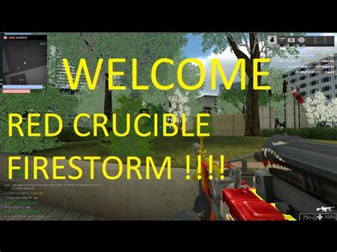 WELCOME RED CRUCIBLE FIRESTORM YouTube