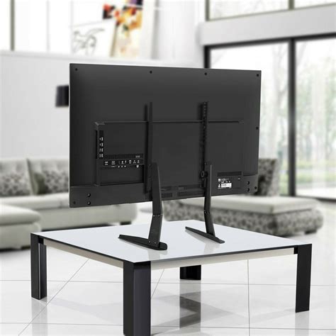 Heavy Duty TV Stand Leg Base Table Desk Top Pedestal Mount 22-55" for ...