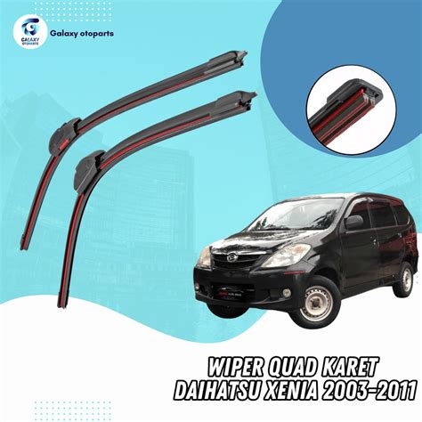 Jual Wiper Mobil Daihatsu Xenia 2003 2011 Frameless Quad Blade 4