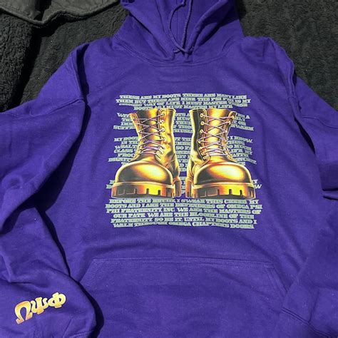 Omega Psi Phi Black Greek Fraternity The Ace Dawg Script Royal Purpleand Old Gold Design By