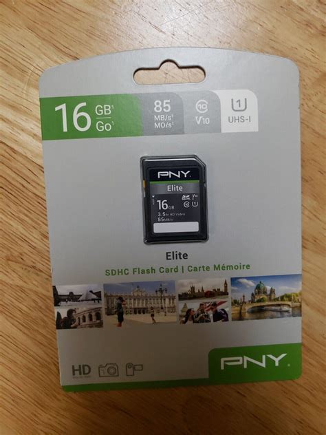 PNY Elite 16GB SDHC Flash Card 85mbs EBay