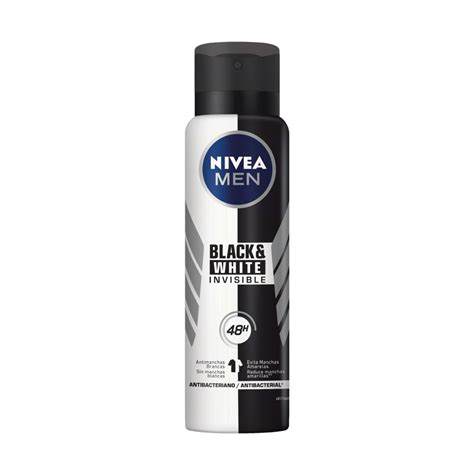 Desodorante Aerosol Men Black White Invisible Nivea 150 Ml