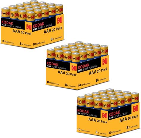 Kodak Max Super Alkaline AAA 60 Pack Bol