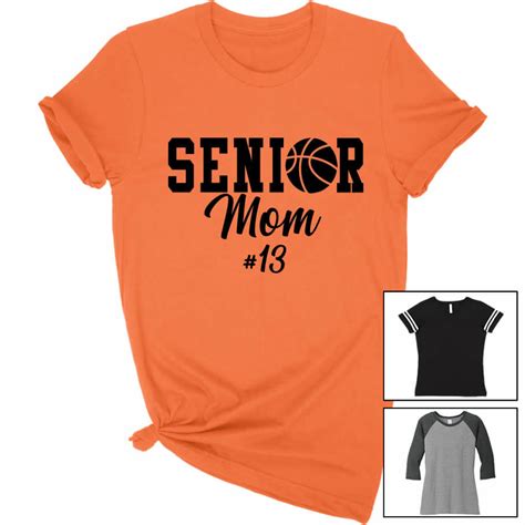 Senior Basketball Mom T-Shirt - Personalized Spiritwear