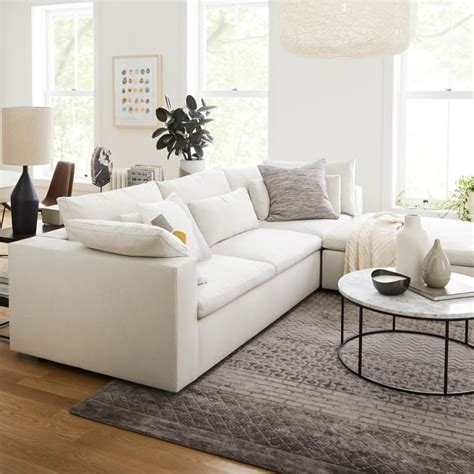 West Elm Harmony Modular Sectional Best Comfortable Cloud Sofas You