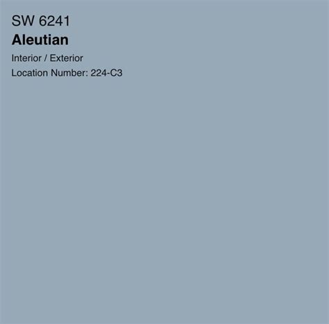 Aleutian Sw 6241 Blue Paint Color Sherwin Williams In 2022 Blue Paint Colors Sherwin