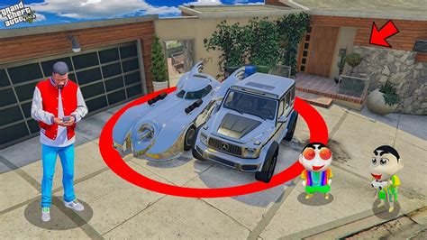 GTA 5 FRANKLIN AND SHINCHAN CIRCLE CHALLENGE WITH SILVER DIAMOND CAR