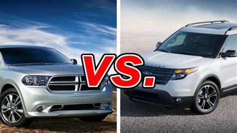 Dodge Durango vs. Ford Explorer - CarsDirect