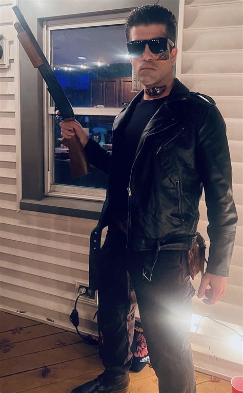 My T-800 Costume. Happy Halloween! : r/Terminator