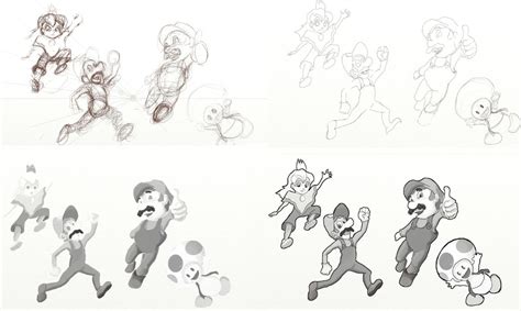 Mario Crew by LeftyMcMoo on DeviantArt