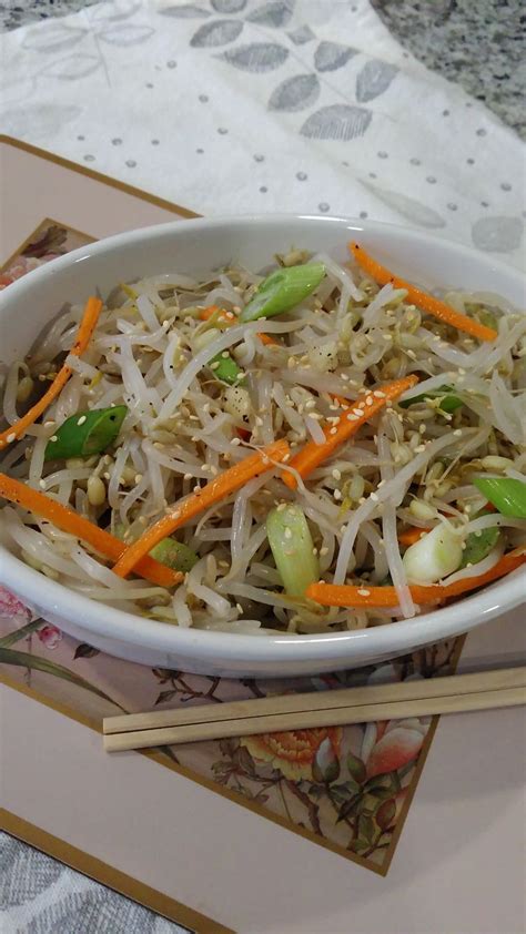 Sukju Namul Mung Bean Sprout Salad Recipe