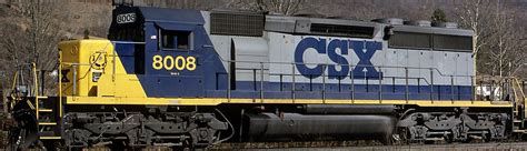 A Old Csx Emd Sd40 2 Locomotive No8008 Jacob Flickr