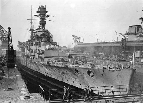 Hms Repulse Notes On Rear Of Photo Hms Repulse Being Prepa Flickr