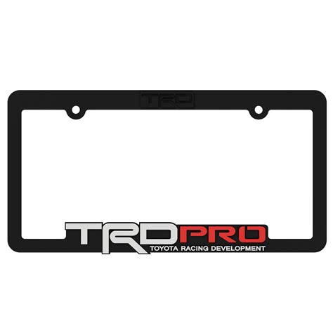TRD PRO License Plate Frame Bracket — Custom Car Gear MODS & Accessories