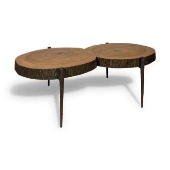 Set De 3 Tables Basses Tripodes Rondes Alida Maisons Du Monde