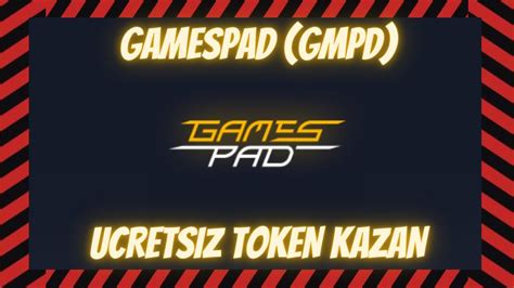 Coinmarketcap Gamespad Gmpd Airdrop A Kat L Cretsiz Token Kazan