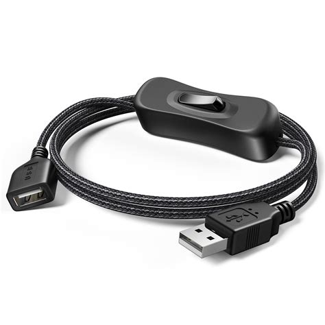 Andul Usb Switch Extension Cable Upgraded Usb Extension Cord With On