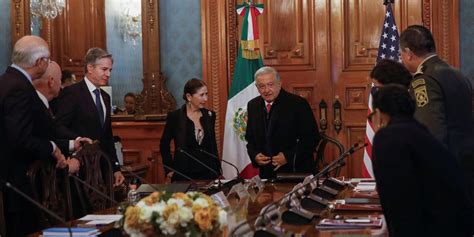 [world] Mayorkas Blinken And Mexican President Meet On Slowing