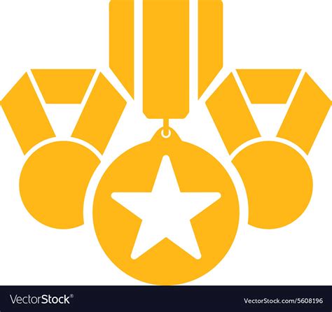 Awards icon from competition success bicolor Vector Image