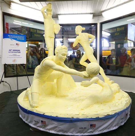 New York State Fair Butter Sculpture 2024 - kym letitia