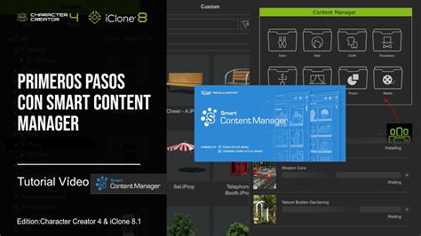 Tutorial De Iclone Y Cc Primeros Pasos Con Smart Content Manager