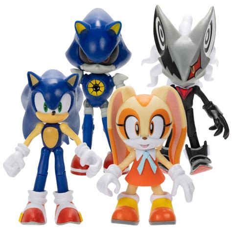 Sonic The Hedgehog 4 Wave 13 Set Of 4 Figures