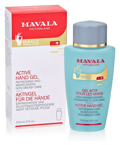 Active Hand Gel Refreshing And Moisturizing Non Greasy Care — Mavala