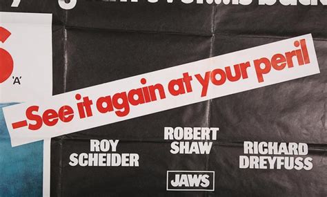 Lot 183 Jaws 1975 Uk Quad Poster C 1977 78 Re Release 4