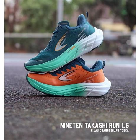 Jual Sepatu Lari Running 910 NINETEN Original TAKASHI RUN 1 5 HIJAU