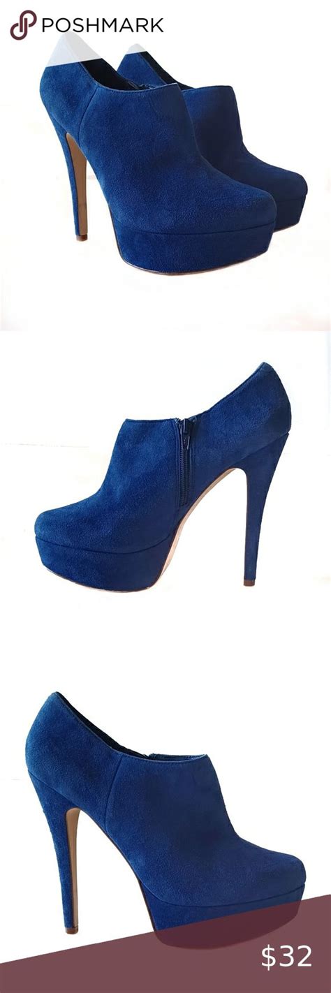 Aldo Blue Suede Platform Pumps Eur Suede Platform Pumps Platform