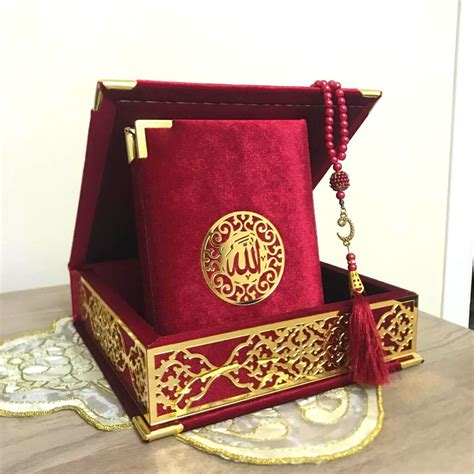 Velvet Wooden Box Quran Kaba Design Quran Arabic Quran And Box