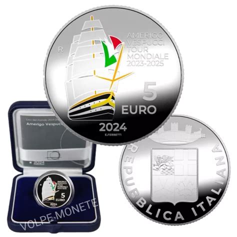 Euro Argento Italia Amerigo Vespucci Giro Del Mondo Subito