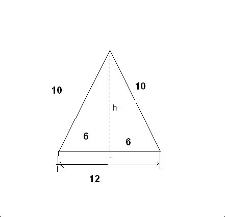 Jaka Wysokosc Ma Trojkat Rownoramienny O Podstawie Cm I Ramieniu