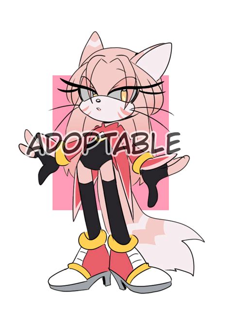 Pink Cat Sonic Adoptable[closed] By Oertemy On Deviantart