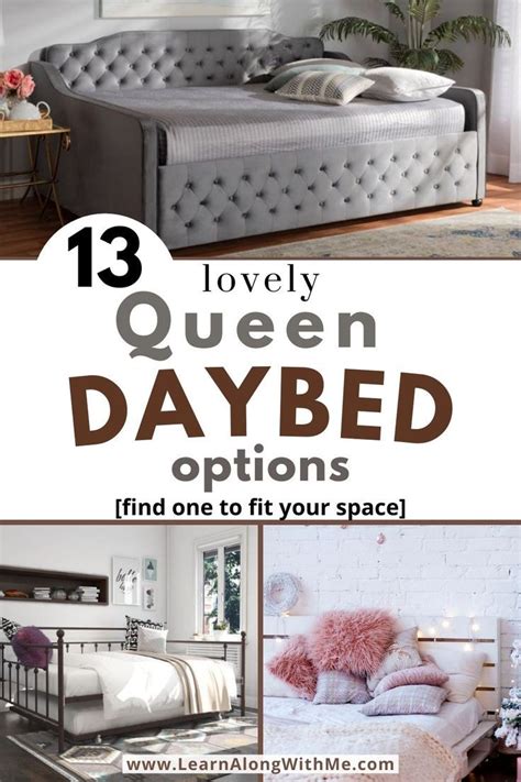 13 Lovely Queen Daybed Options For 2023 Daybed In Living Room Full