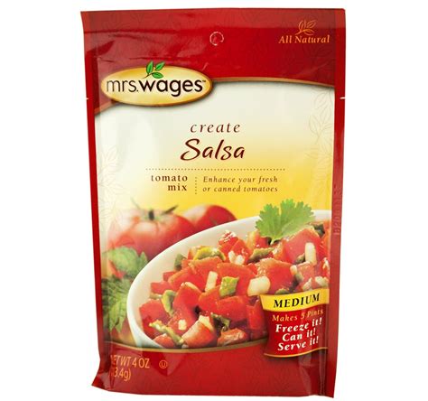 Amazon Mrs Wages Create Your Own Salsa Mix In Oz Packets