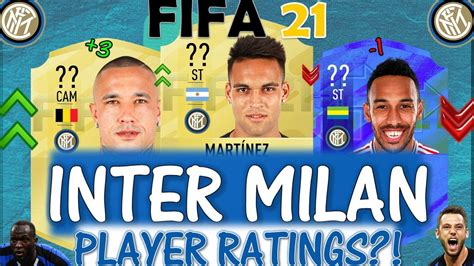 Fifa Inter Milan Player Ratings Predictions Ft Martinez