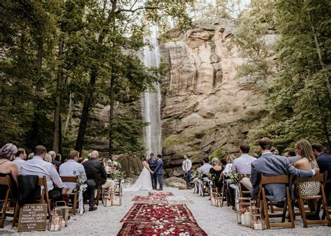 They Got Married under an Epic Waterfall – and Brought All Their Guests ...