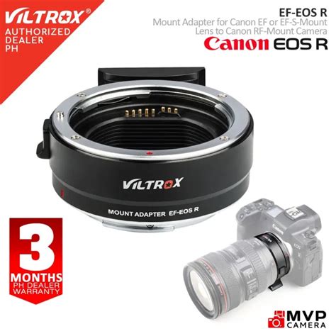 VILTROX EF EOS R Auto Focus Adapter Compatible With Canon EF Lens To